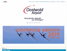 Tablet Screenshot of oostwold-airport.nl